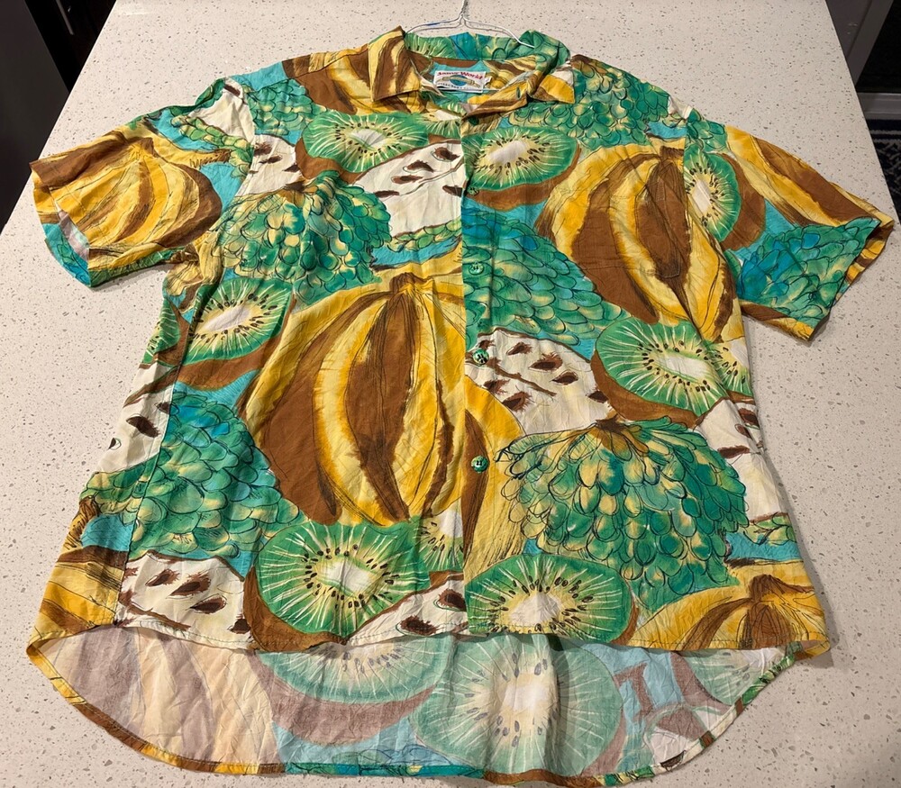 Vintage Jams World Shirt 30th Anniversary Collectors Edition Fruits XL Rare